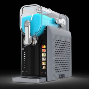 Elevio Slushie Maker Ice-Cream Black 2.6L Silver