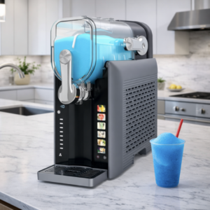 Elevio Slushie Maker Ice-Cream Black Silver